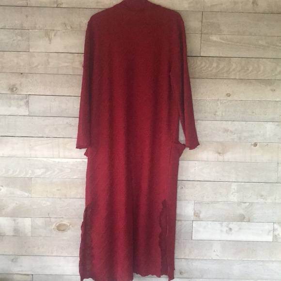 Linda Lindstrom knit maxi open style cardigan - Picture 2 of 14